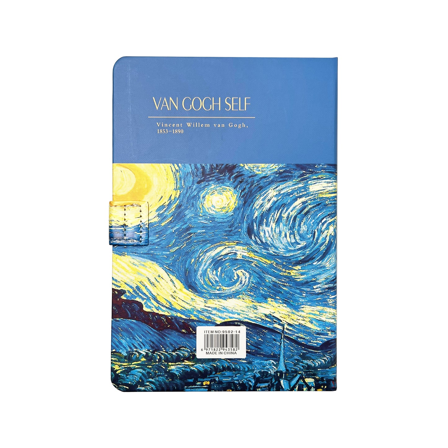 B5 Notebook Hard Cover Magnet Van Gogh - Starry Night
