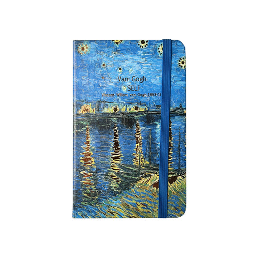 A6 Notebook Hard Cover Van Gogh - Starry Night over Rhome