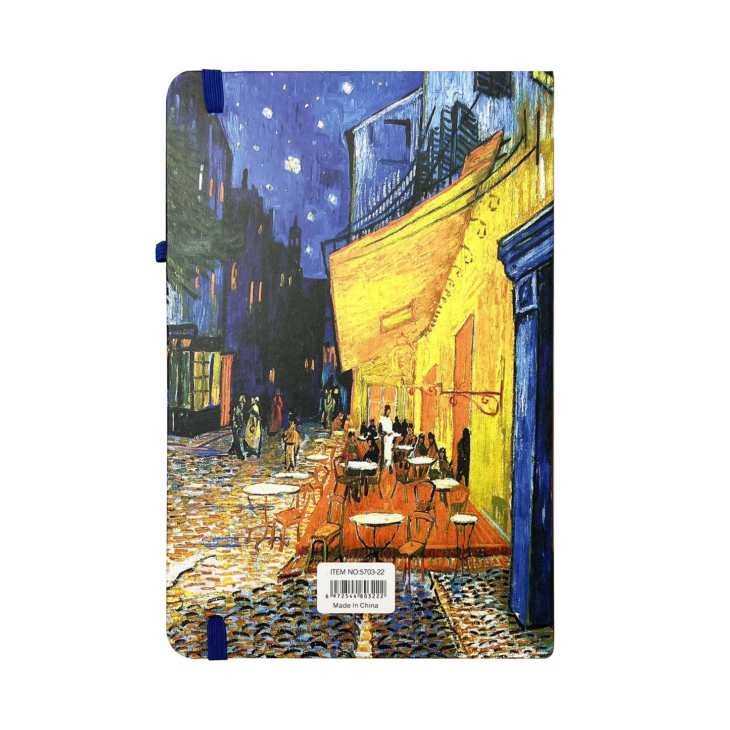 A5 Notebook Hard Cover Van Gogh - Cafe Terrace at Night