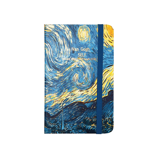 A6 Notebook Hard Cover Van Gogh - Starry Night