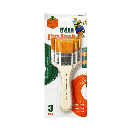 3 Pcs nylon brush - Straight