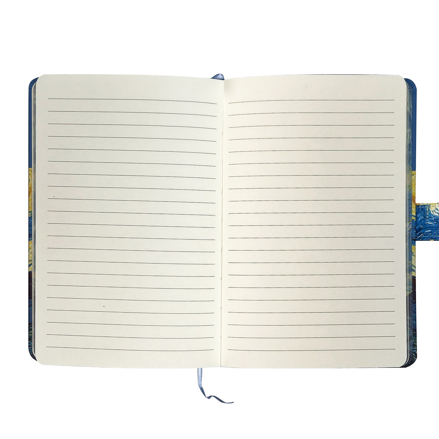 B5 Notebook Hard Cover Magnet Van Gogh - The Poplars at Saint-Rémy