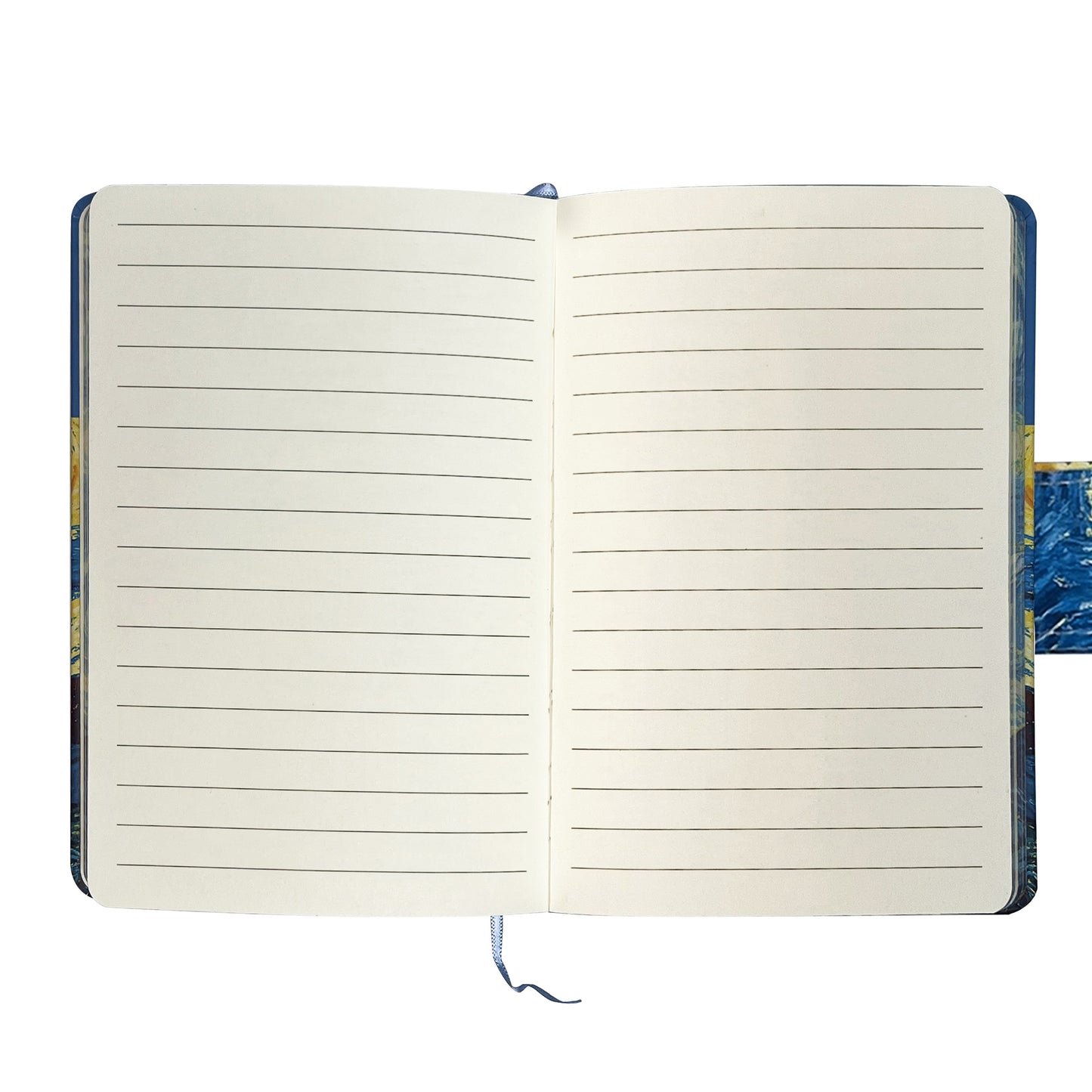 B6 Notebook Hard Cover Magnet Van Gogh - Starry Night