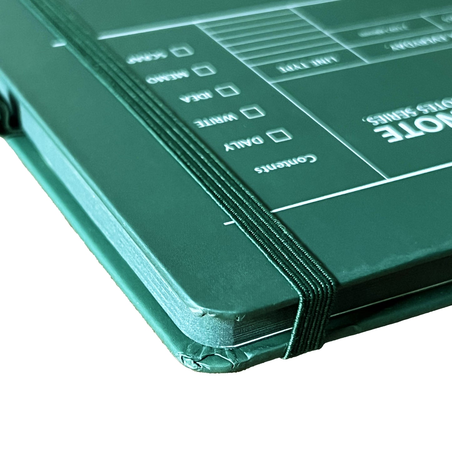 A5 Notebook Hard Cover - Dark Green