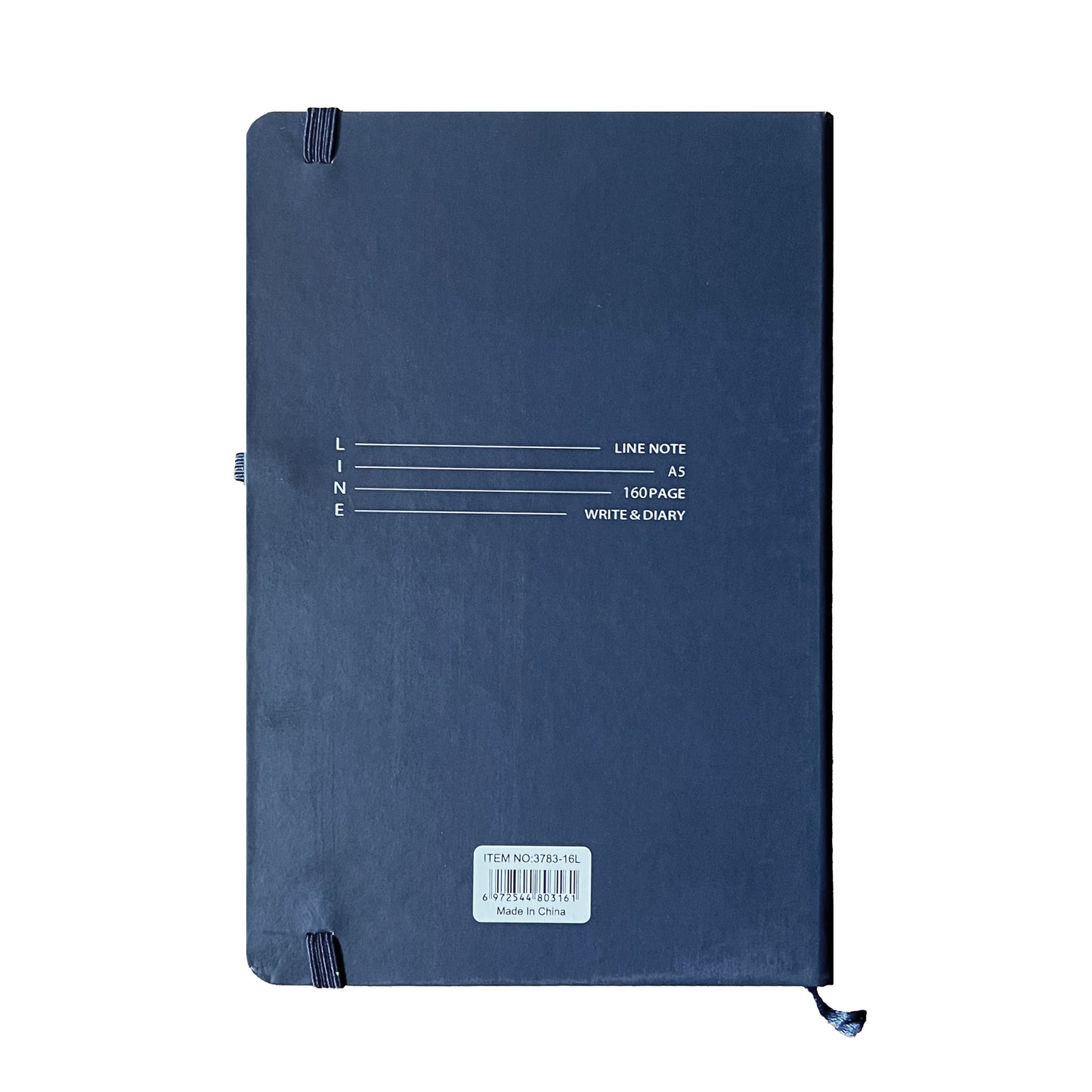 A5 Notebook Hard Cover - Dark Blue
