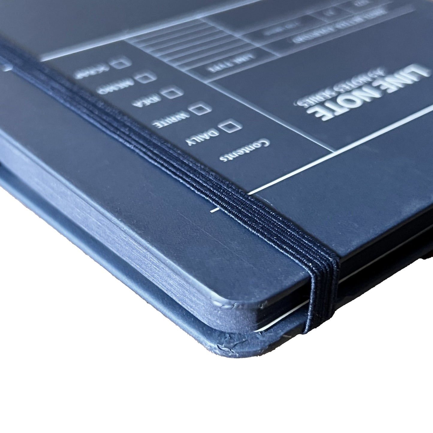 A5 Notebook Hard Cover - Dark Blue