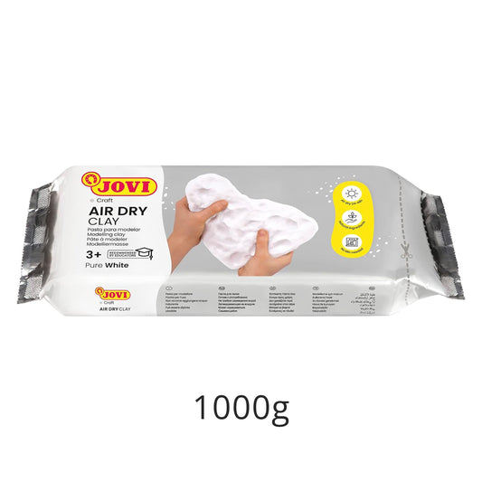 1000g Air Dry Modelling White Clay - Jovi