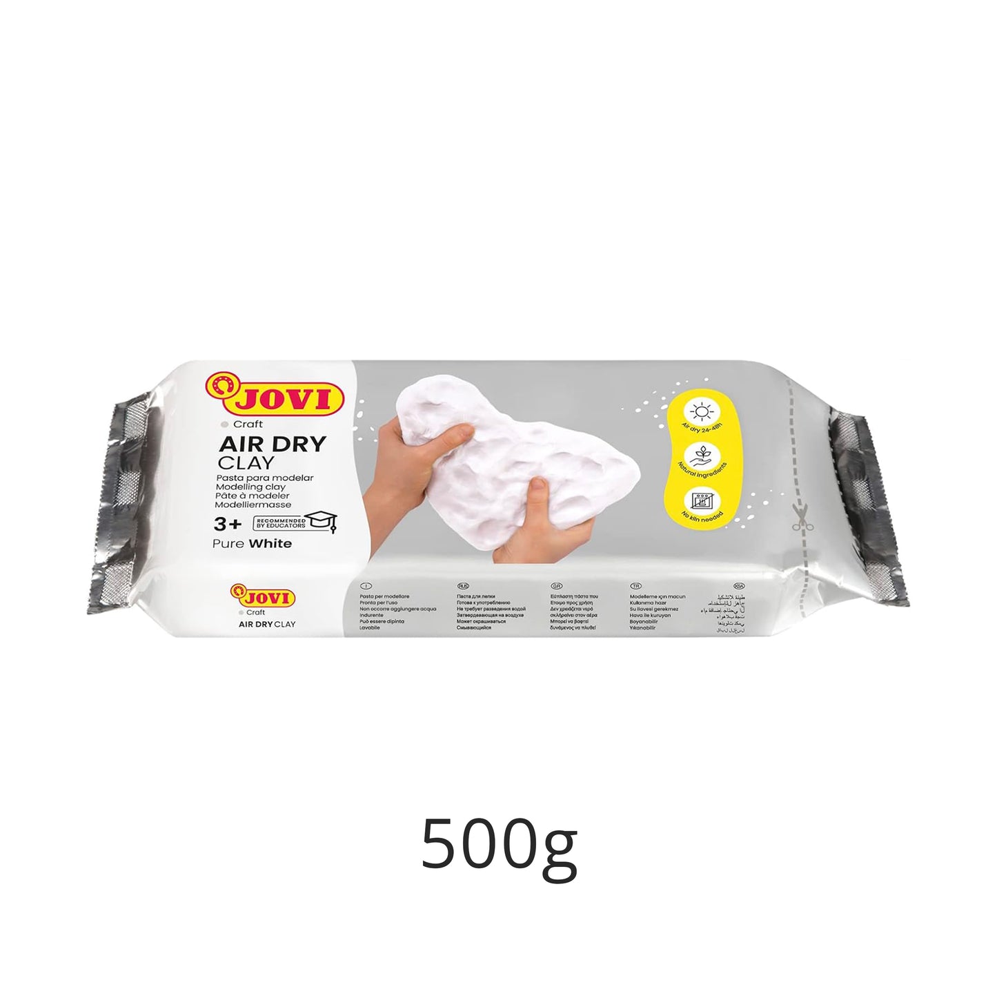 500g Air Dry Modelling White Clay - Jovi