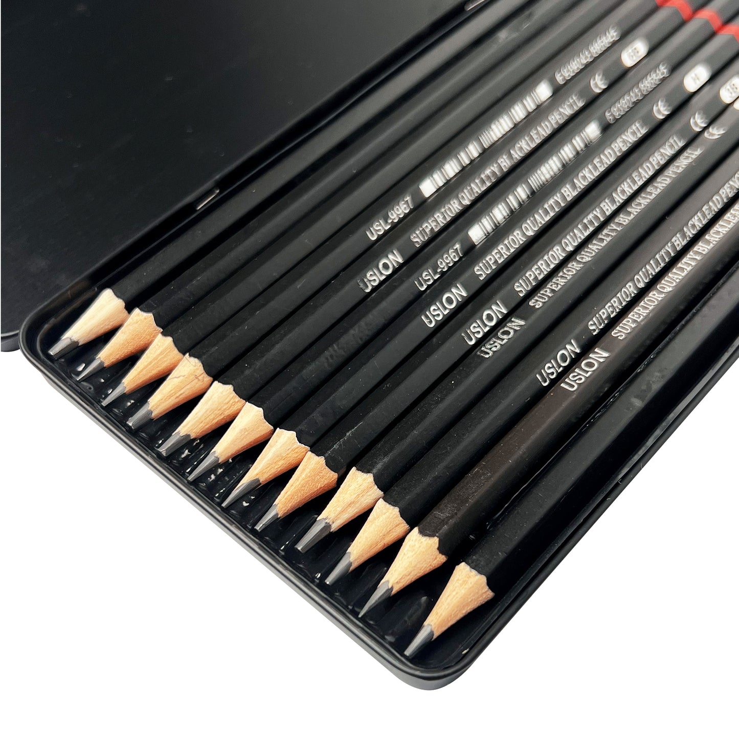 12 Pcs Drawing Pencil Se - USLAN