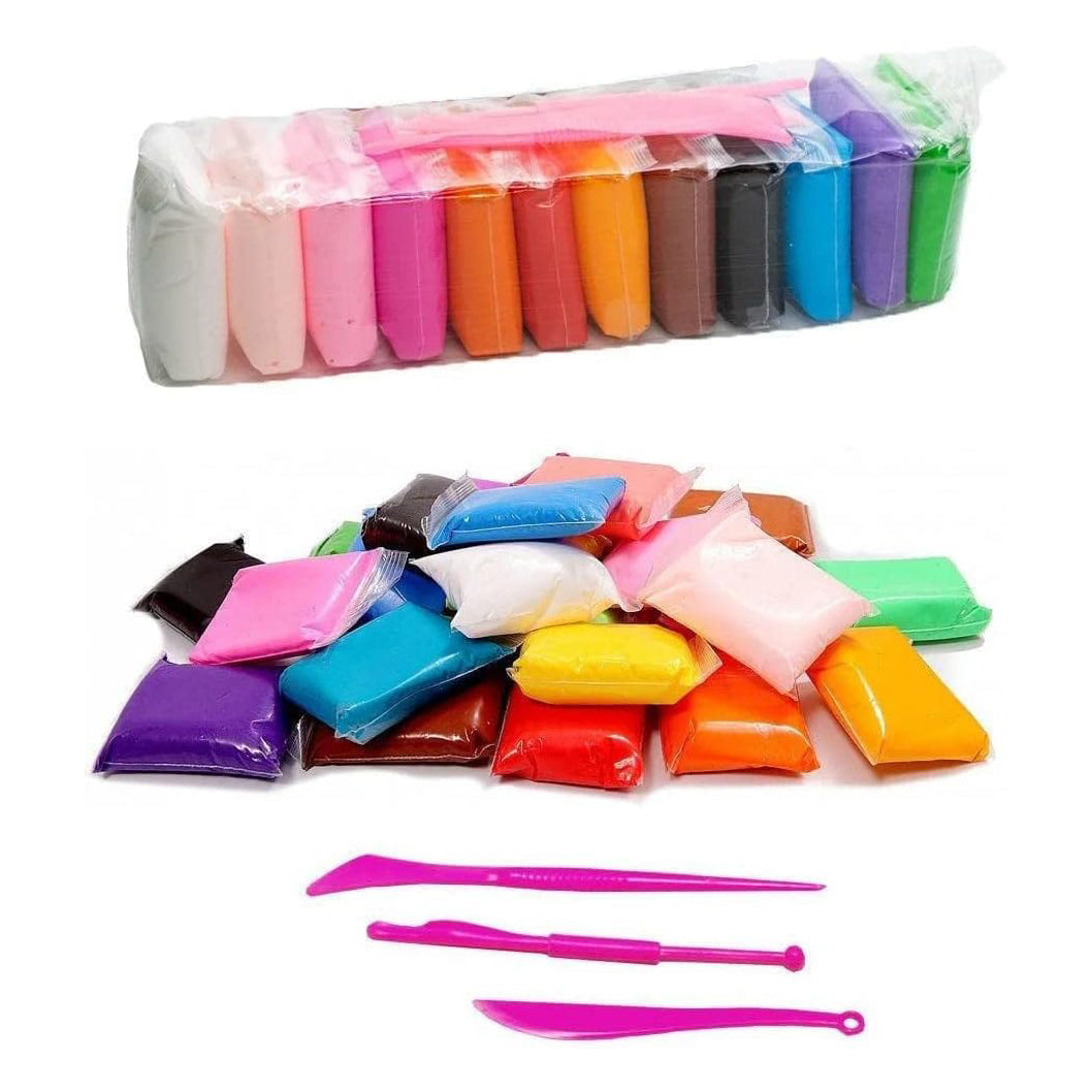 12pcs Fluffy Foam Clay with Tools