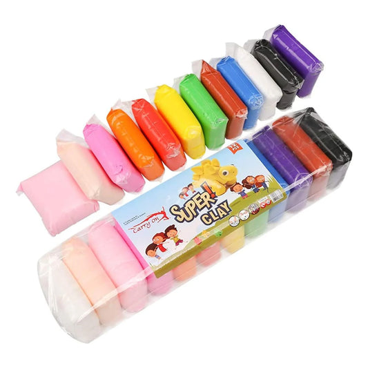 12pcs Fluffy Foam Clay with Tools
