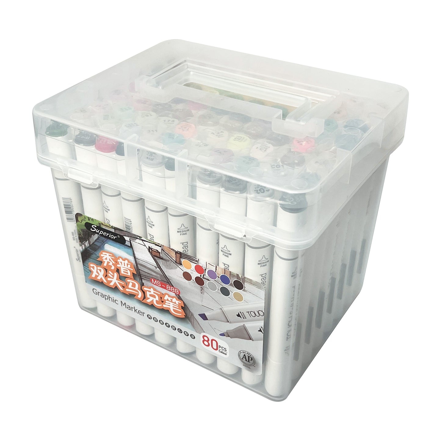 80pcs Markers set - Superior