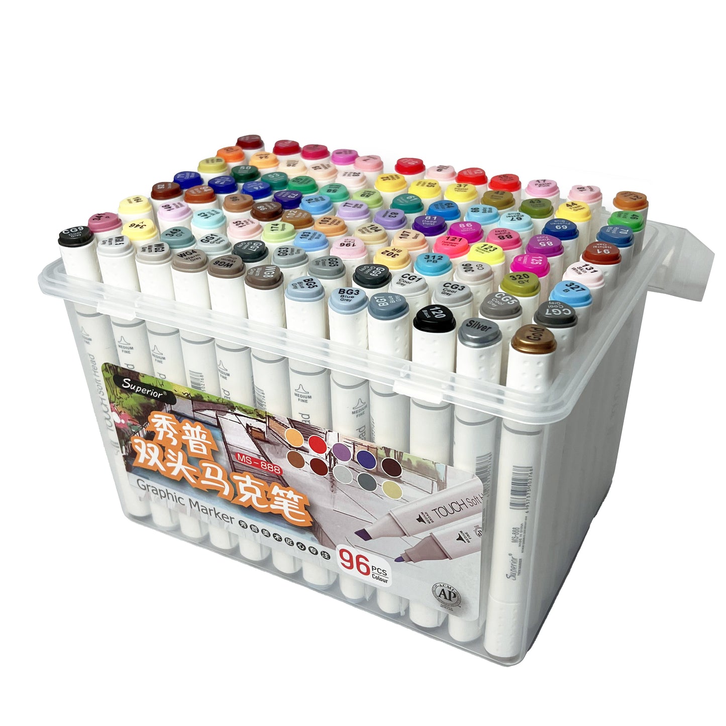 96pcs Markers set - Superior