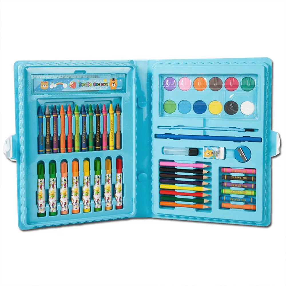 68 Pcs Kids Drawing Art Set - Blue