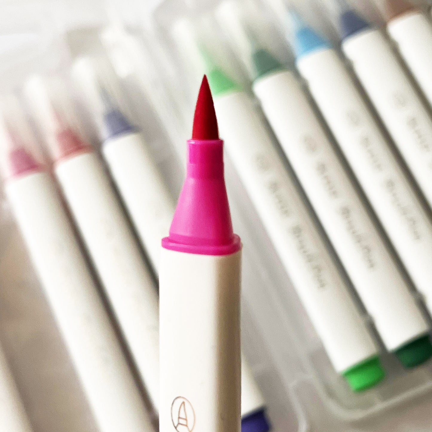 12pcs colored brush pen