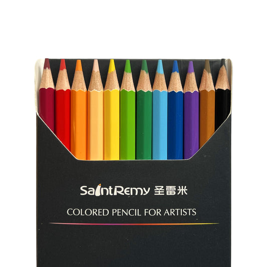12 Pcs Coloring Pencils - Saint Remy