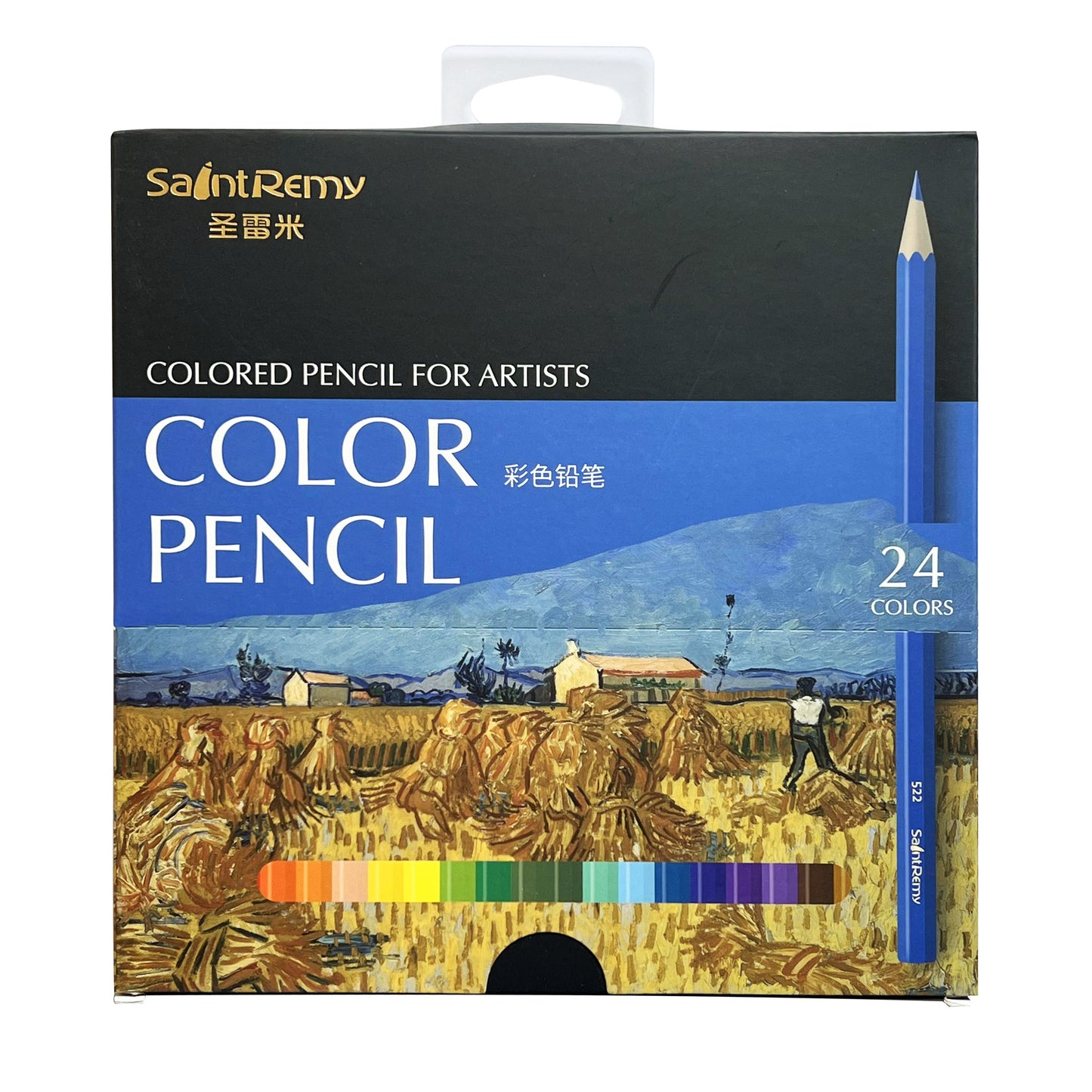 24 Pcs Coloring Pencils - Saint Remy