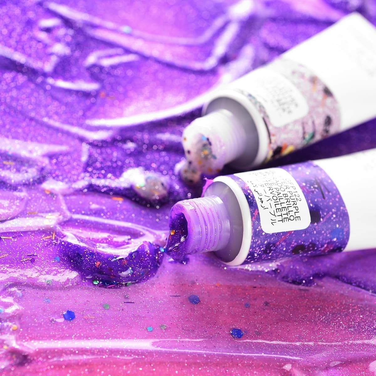 8 Tubes Acrylic Metallic Colors Set 22 ml - Art rangers