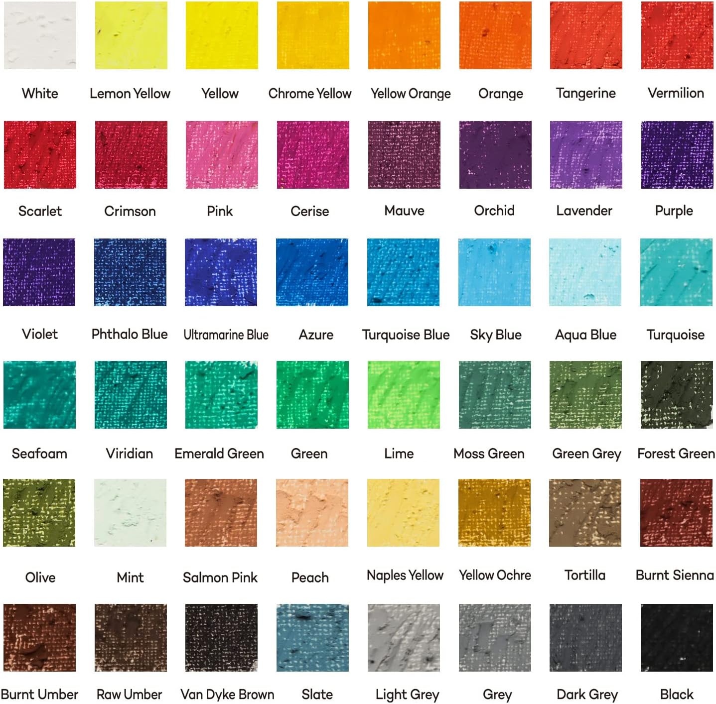 48pc Set Watersoluble Oil Pastels in Tin Box - Mont Marte