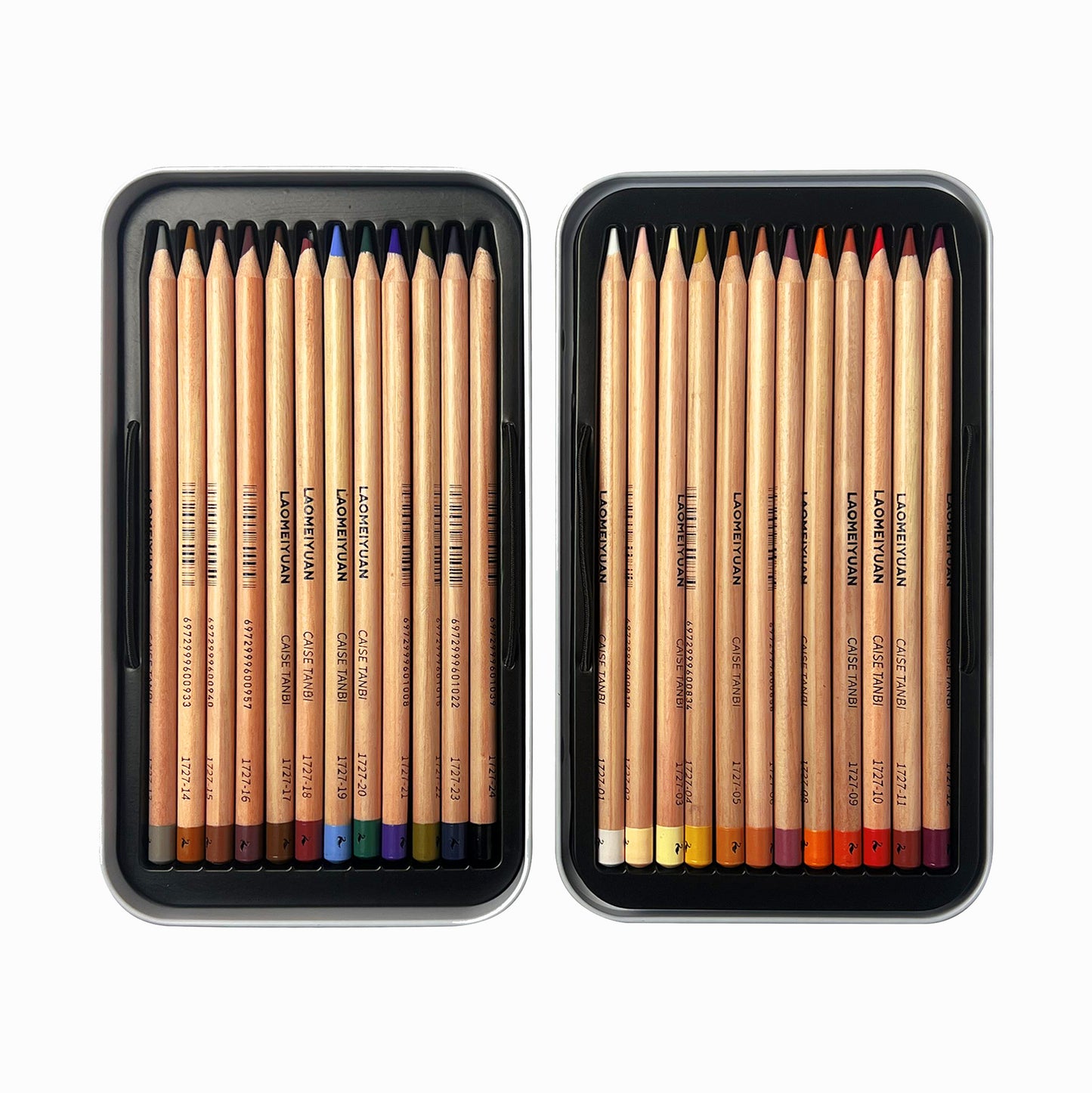 24 Pcs Soft pastel Color Pencils