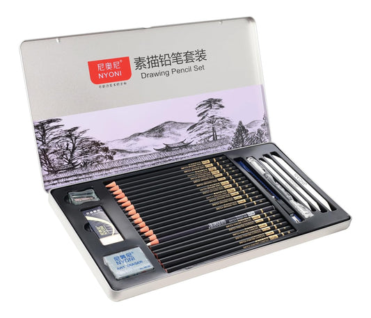29 Pcs Drawing pencils Set - NYONI