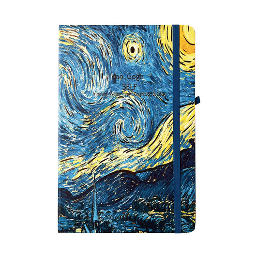 A5 Notebook Hard Cover Van Gogh - Starry Night