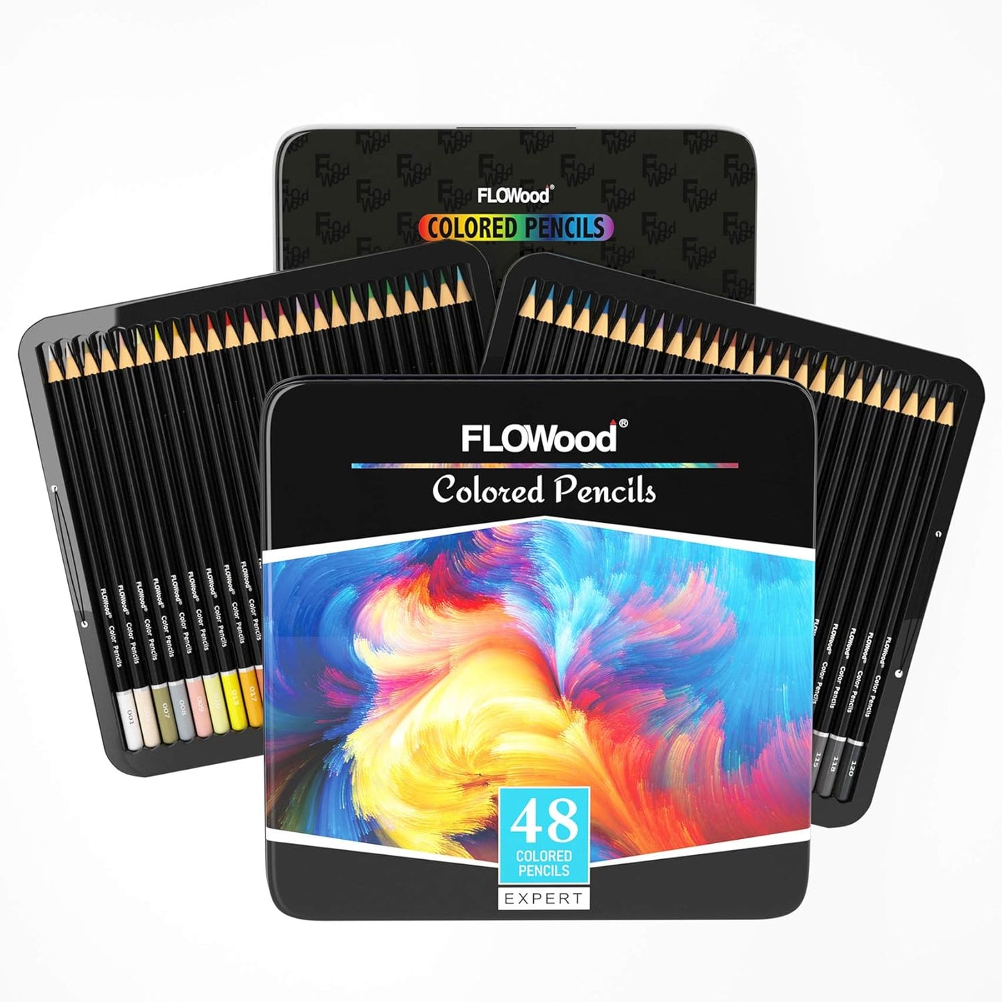 48 pcs Watercolor Pencils Set - FLOWood