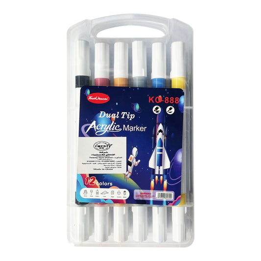 12pcs Acrylic Dual Tip