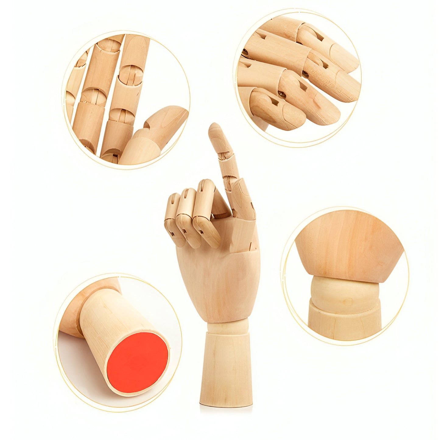 Wooden Hand - 24 CM