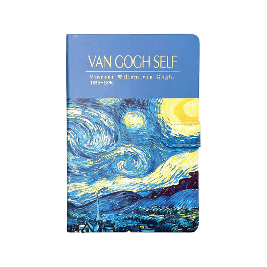 B5 Notebook Hard Cover Magnet Van Gogh - Starry Night