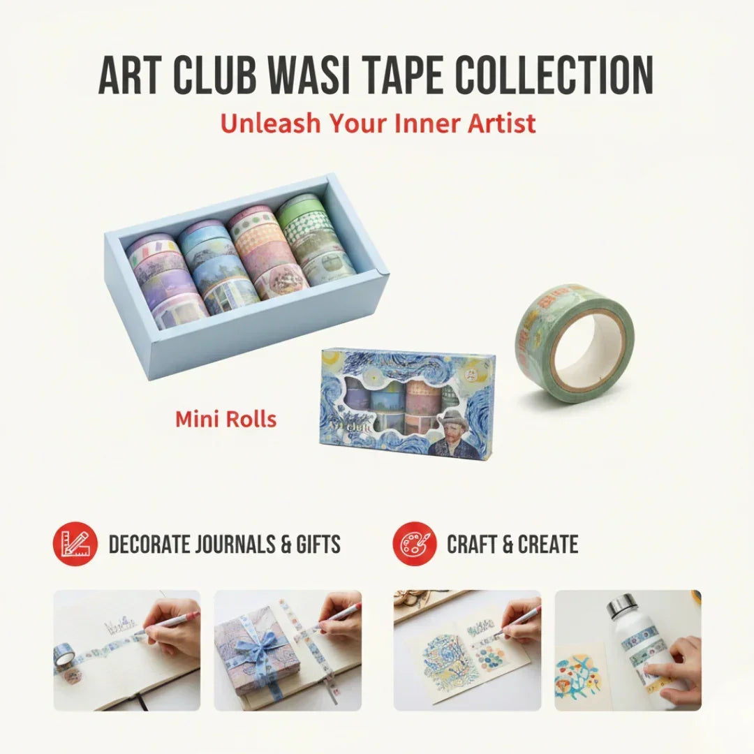 20 Rolls Washi Tape Van Gogh
