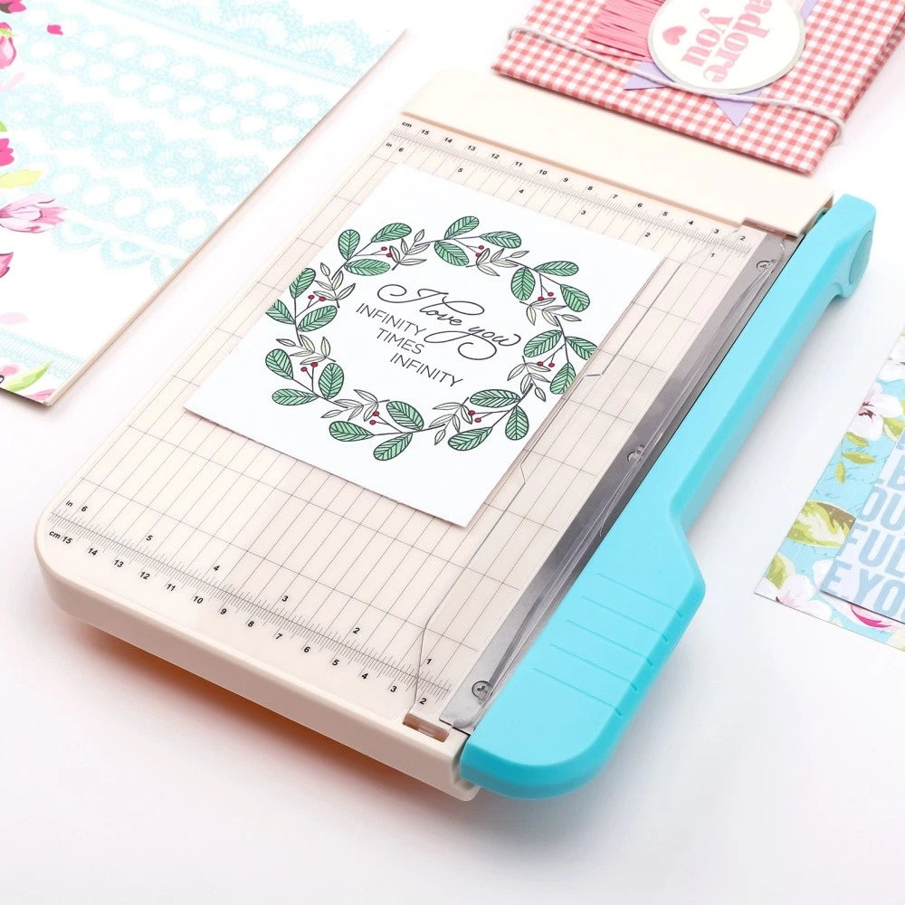 A5 Manual Paper Cutter Safe Sliding Knife Desktop Trimmer