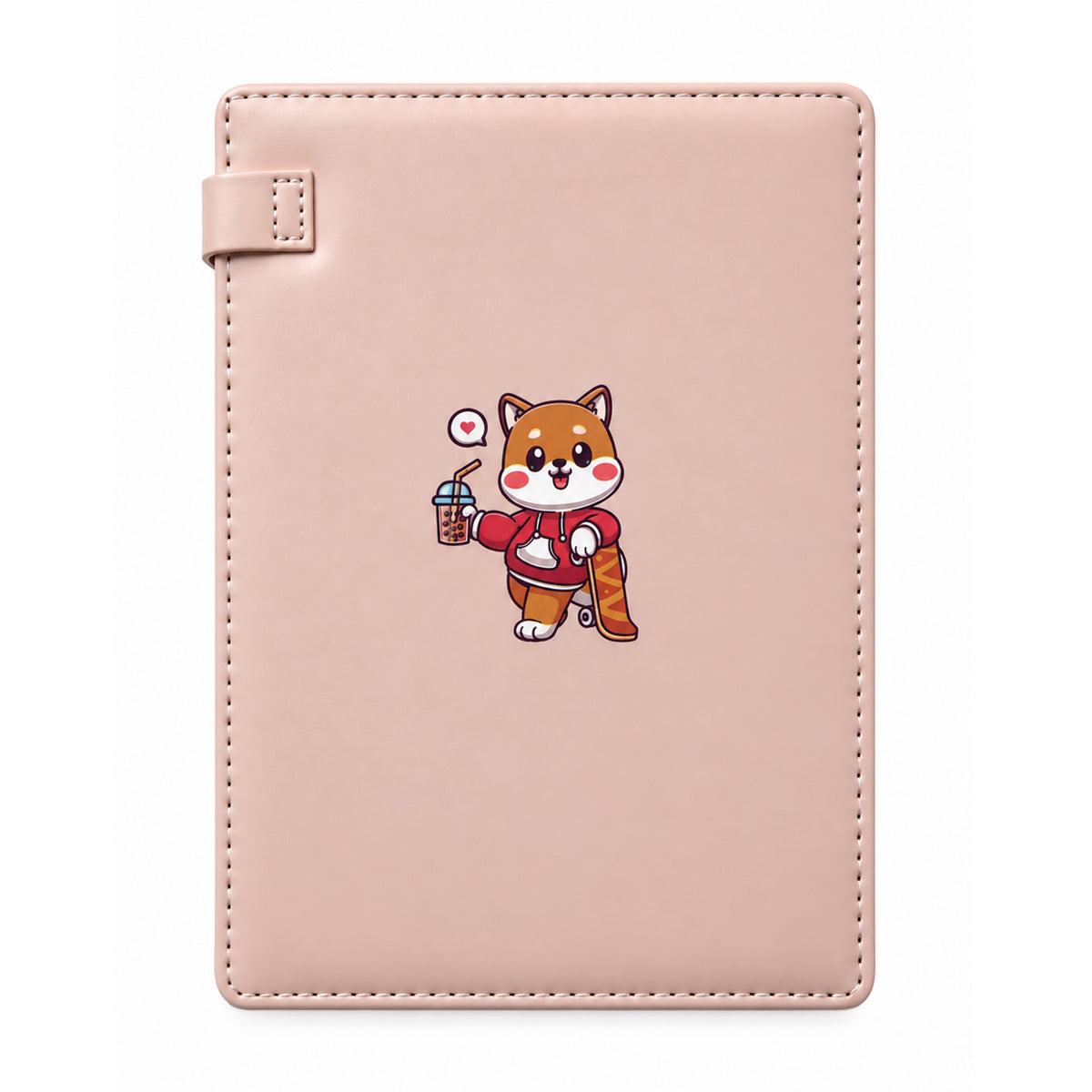 A5 Notebook Hard Cover - Cute Bus