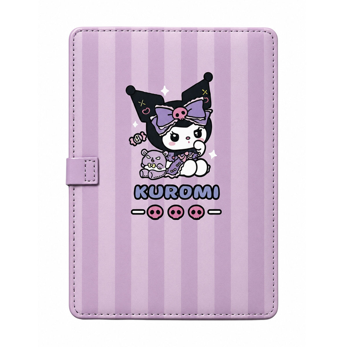 A5 Kuromi Notebook Hard Cover - Black