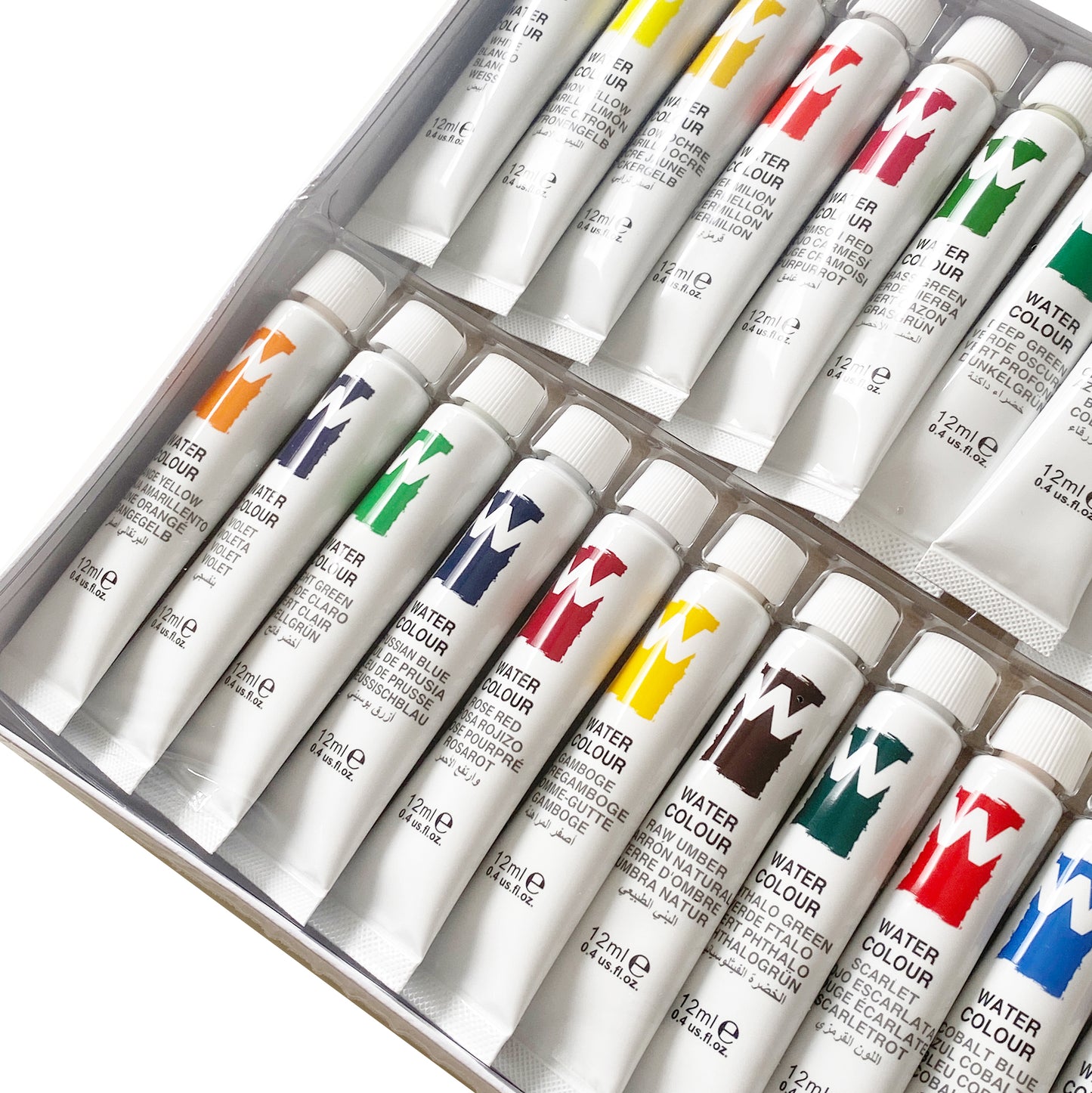 24 Tubes Watercolor Set - Art rangers