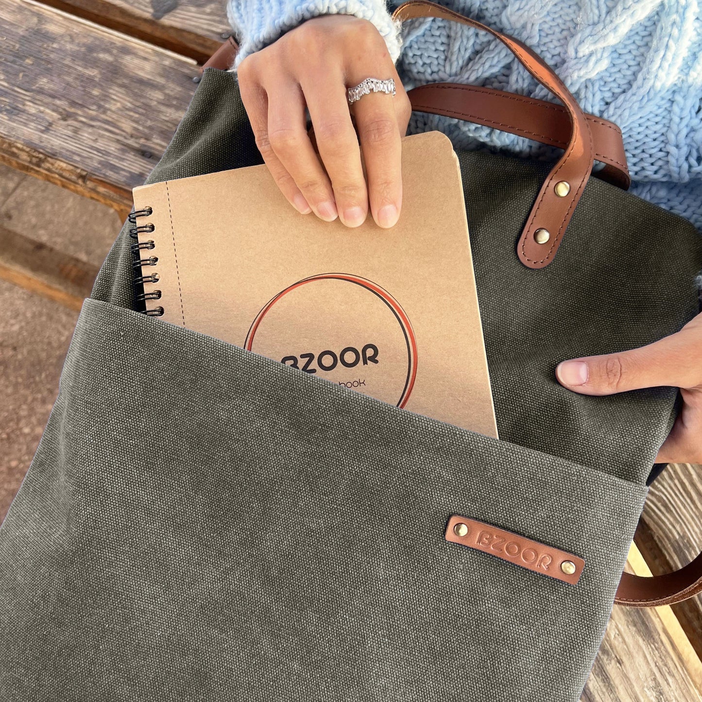 Tote bag - Olive Green