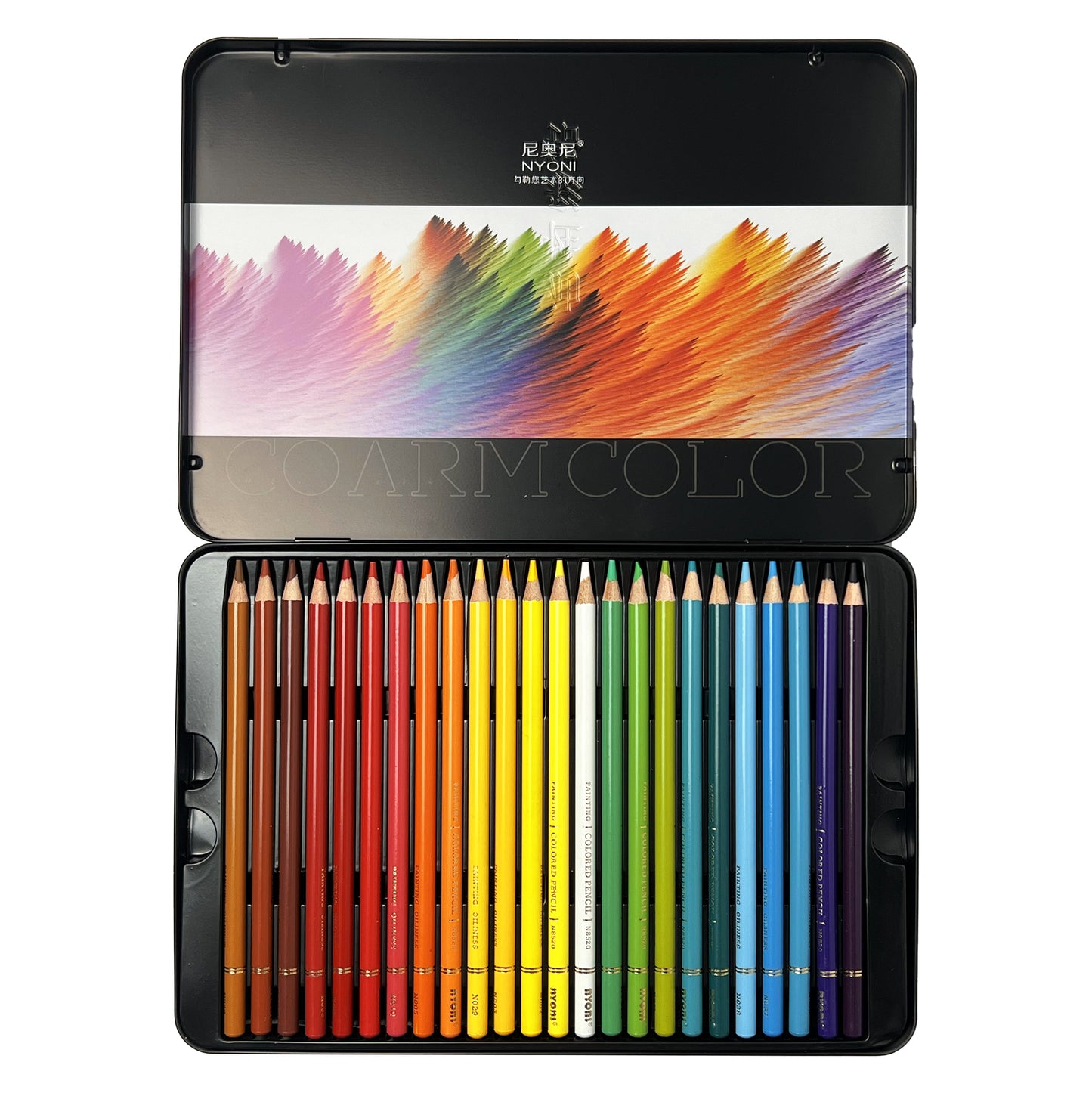 48 pcs Oil colored Pencils set - NYONI