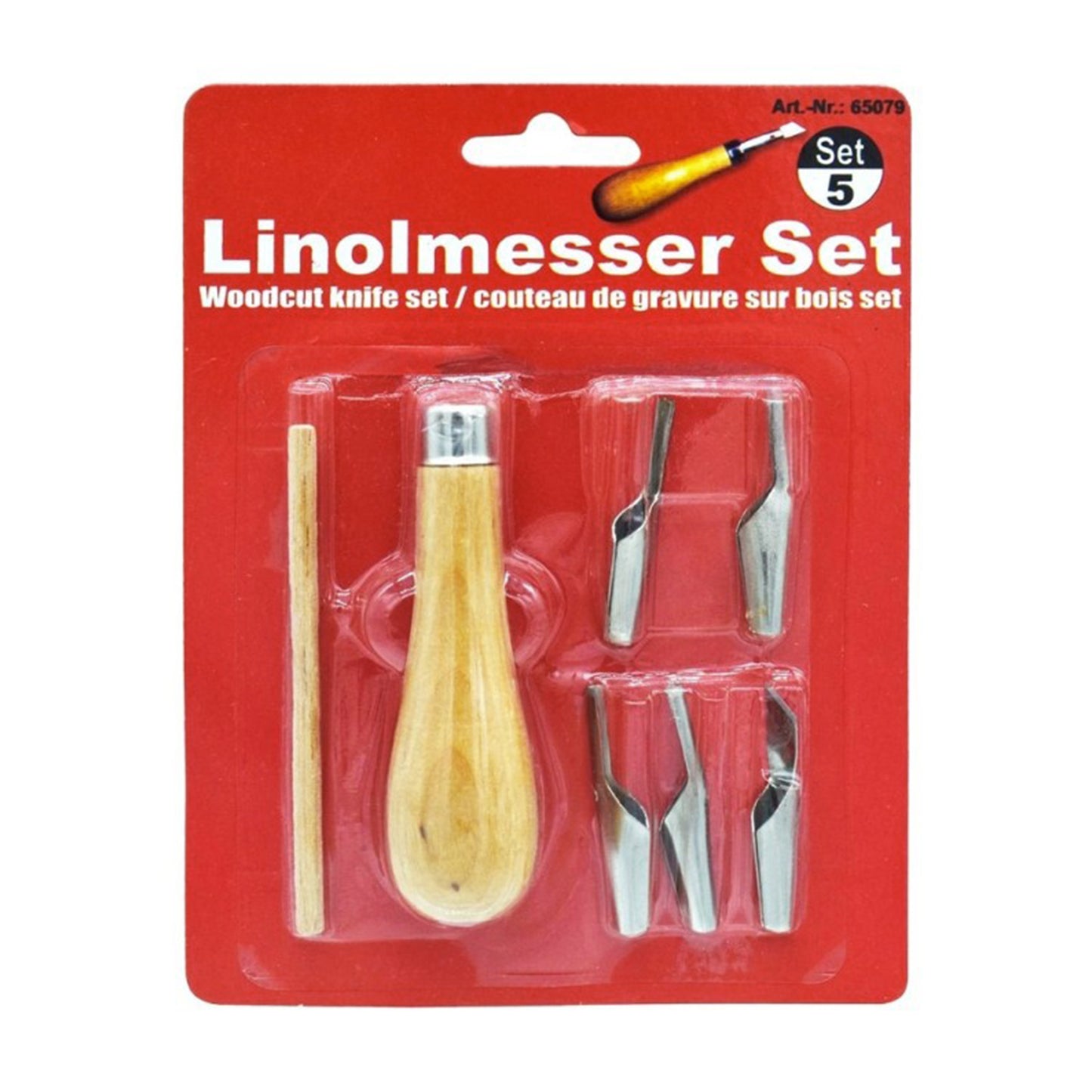 Linolmesser carving Set