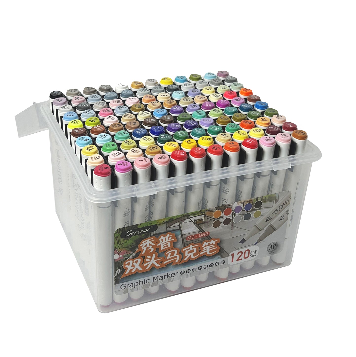 120pcs Markers set  - Superior