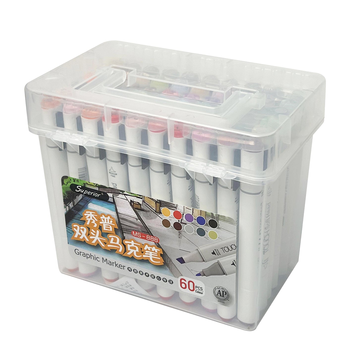 60pcs Markers set  - Superior