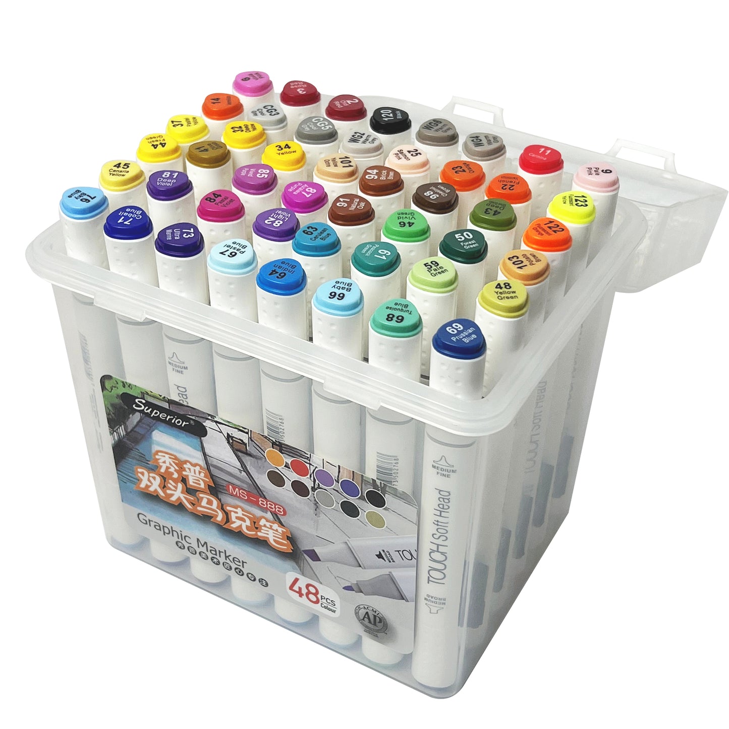 48pcs Markers set  - Superior