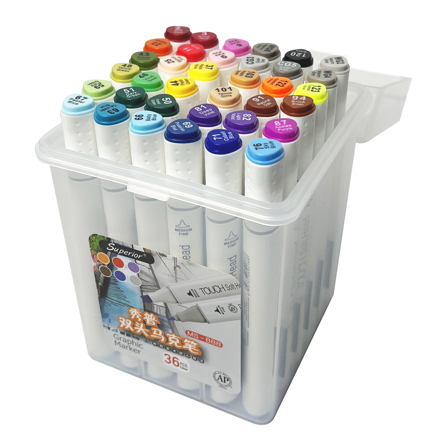 36pcs Markers set  - Superior