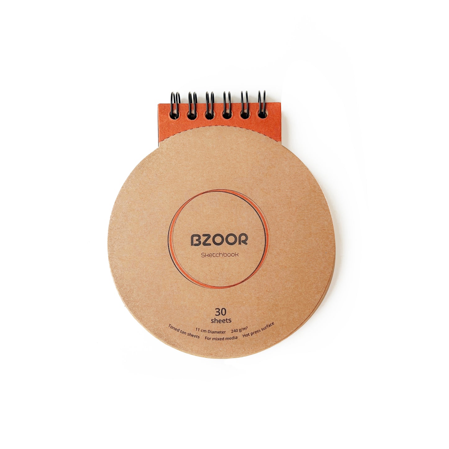 Toned Tan mini circle sketchbook