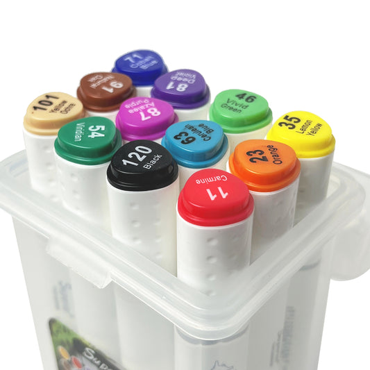 12pcs Markers set  - Superior