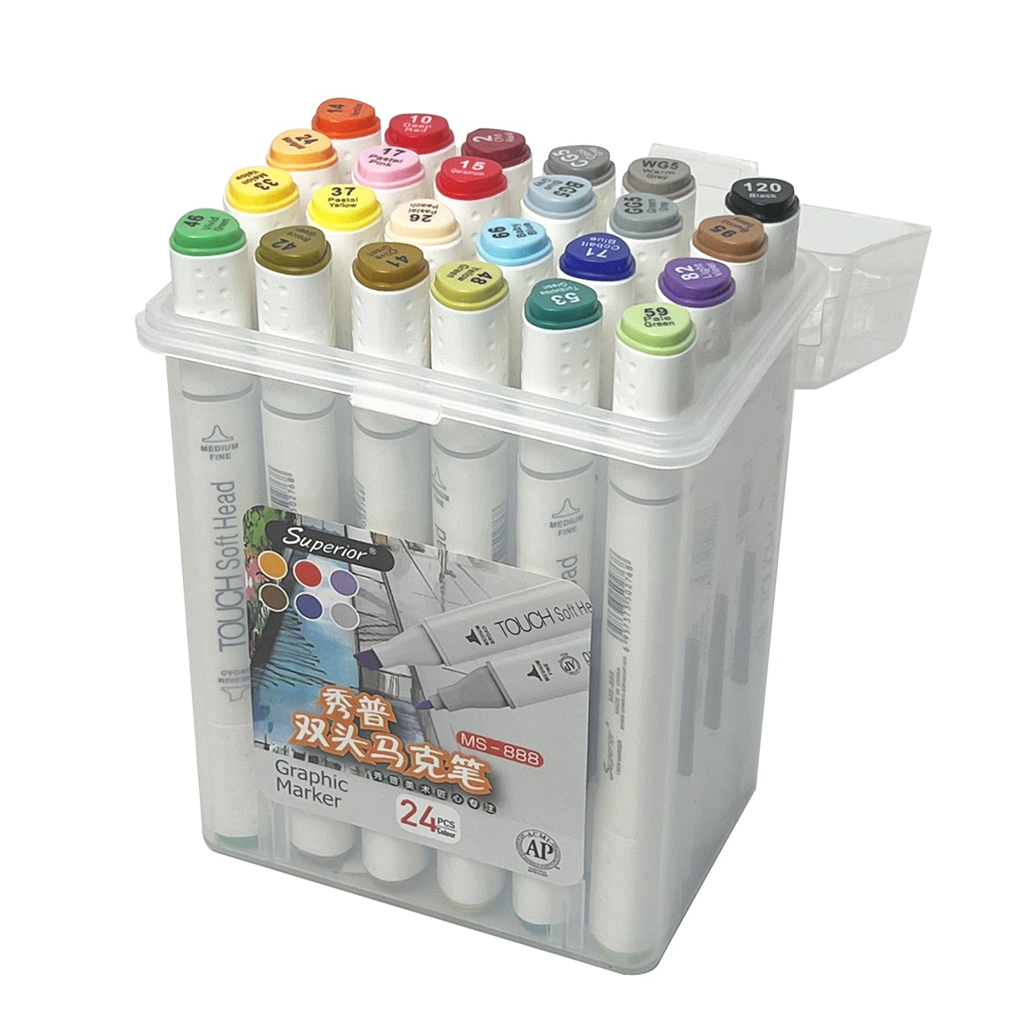 24pcs Markers set  - Superior