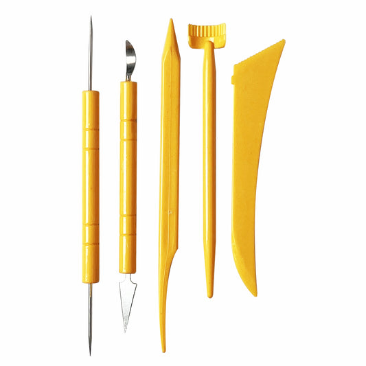 5Pcs plastic Clay Tools set