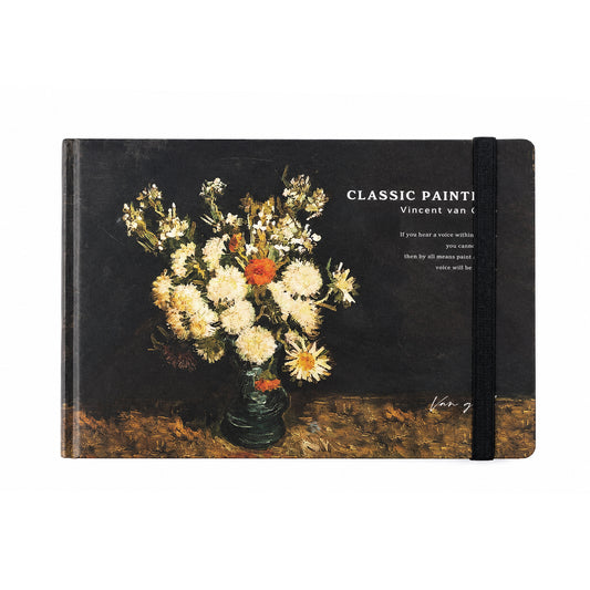Landscape Hardcover sketchbook 160 gm - Carnations  in a Vase
