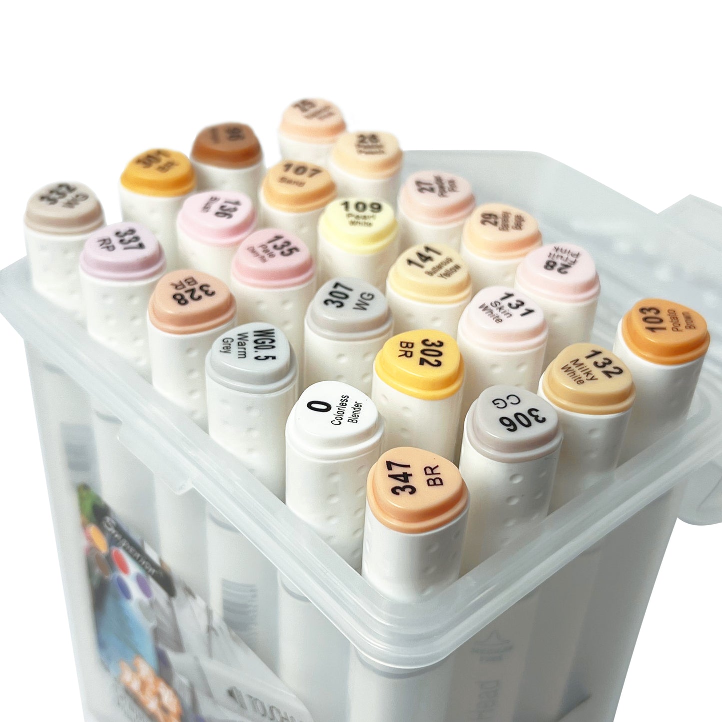 24pcs Skin tones Markers set - Superior