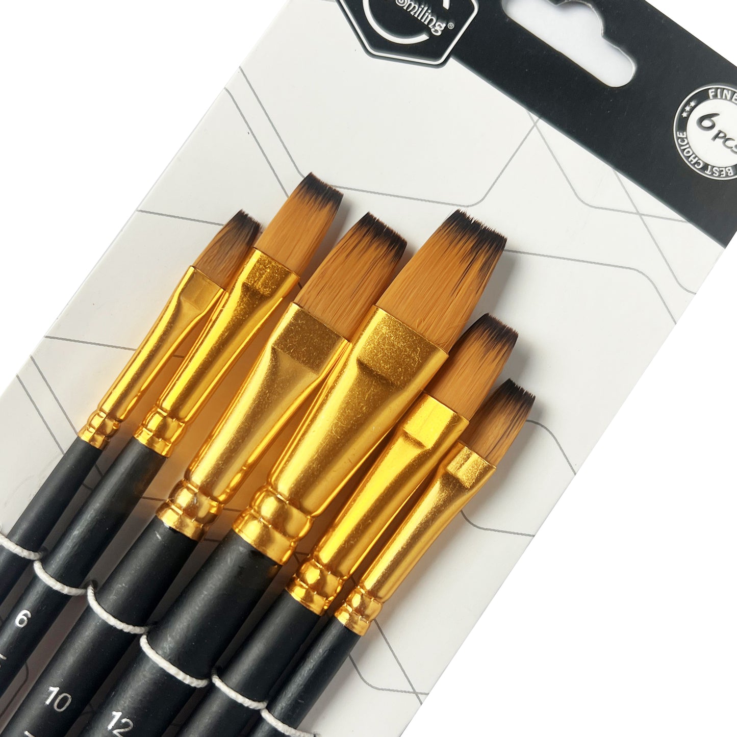 6 Brushes Set Straight