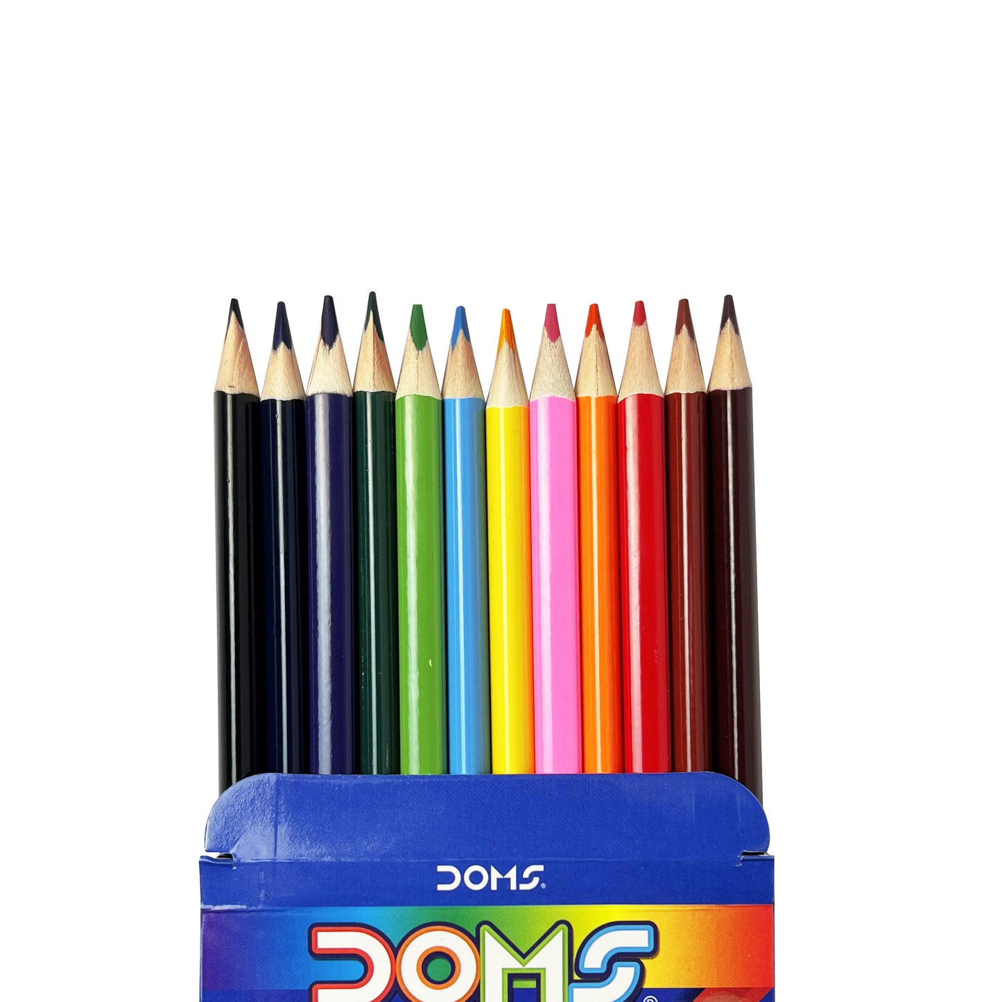 12 Pcs Coloring Pencils Doms - For BOYs